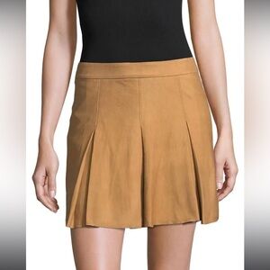 Alice + Olivia Suede Mini Skirt- Size 4